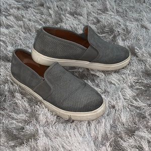 Steve Madden Gray Slip Ons